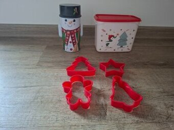 Dóza 3x, úložný box, vanocni peceni