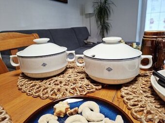 2x polévková mísa Terina Czechoslovakia