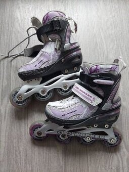 Dětské dívčí inline brusle