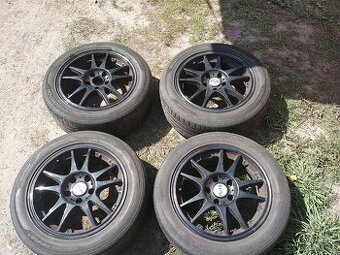 Pneumatiky KO.Sada ALU kol 5x112 16 DOtz v zachovalém stavu