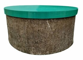 Poklop na studnu / betonovou skruž 121 cm, rychlé dodání - 1