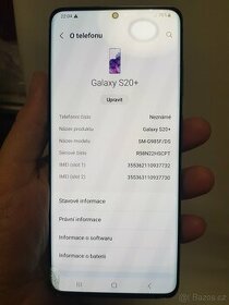 Samsung Galaxy S20+ super telefon VÝBORNÝ kus