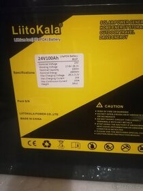 Baterie Life Po4 24V/100Ah s LCD LIITOKALA