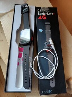 Carneo seniorsafe+ 4g, bezpečnostní hodinky