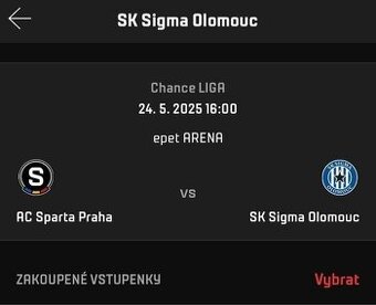 Olomouc : Sparta finále MOL Cup 2025