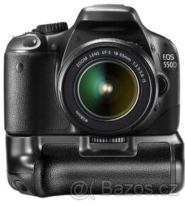 Canon EOS 550D + 18-55mm IS + 50mm + Battery holder