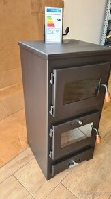 Nová krbová kamna " KOMPAKT M" 12 kW ( BULTRON )