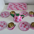 Dětský plechový čajový set