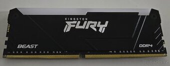 RAM 16GB DDR4 Kingston FURYBeast RGB & pasivní chladič