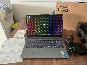NEVYUŽITÝ HERNÍ Lnovo LOQ Záruka 2027-RTX 4050-i5 12450HX