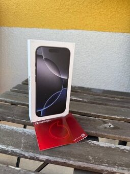Nerozbalený iPhone 16 Pro, 256 Gb, černý Titan