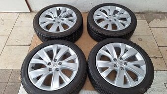 Alu kola Opel 18" 5x115 zimní pneu 235/45 R18 6-7mm