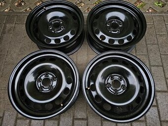 Plechové disky kola Škoda R16 5x100 Scala Kamiq 6J ET35