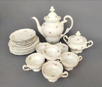 Elegantní porcelánová čajová souprava od Weimar (1924-1945)