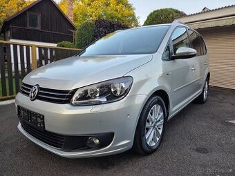 VW TOURAN 2.0TDI 103KW 2014 LIFE 7 MÍST 197000 TOP VÝBAVA 