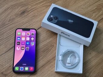 iPhone 13 128gb kapacita baterie 100%
