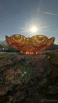 JOSEF INWALD ART DECO SKLENĚNÁ MÍSA