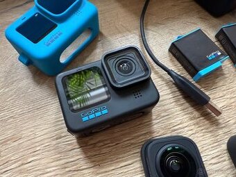 GoPro hero 10 + max lens + ND filtry