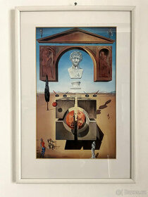 Salvador Dalí foto pasparta/rám