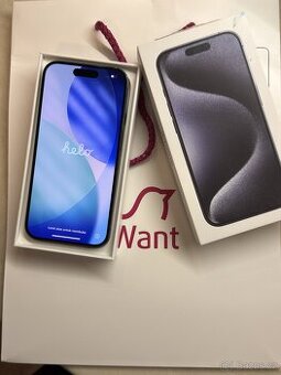 Iphone 15 pro 128 gb blue titan