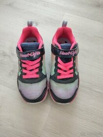 Dívčí svítící boty Skechers Heart lights, vel. 30