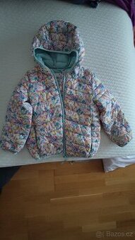 Nepromokavá zateplená bunda na dítě 3-4 let, jaro-podzim
