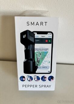 Chytrý pepřový sprej Plegium smart - černý