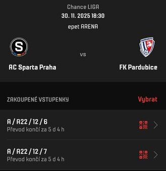 Sparta x Pardubice