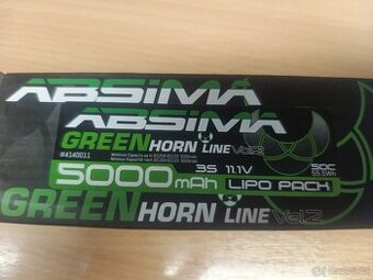 3S LiPo akumulátor Absima 11,1V / 5000mAh 50C konektor T - 1