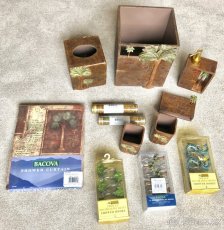 Koupelnová stylová sada "HAWAI" z umělého kamene NOVÁ