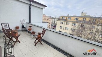 Pronájem 1+kk/T, 42m2, P3- Žižkov, klidná lokalita, výborná 