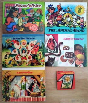 Prostorová leporela - ilustrace Vojtěch Kubašta, 1964-75