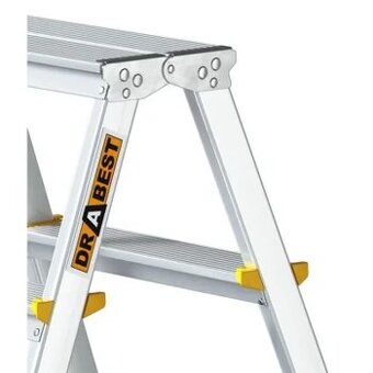 Hliníkové štafle 2x7 stupňů oboustranné