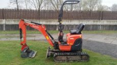 Půjčovna pronájem minibagrů minirypadla Kubota u10