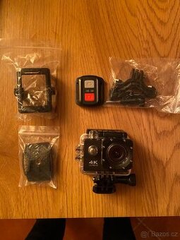 Akční kamera 4K Ultra HD WiFi + příslušenství (jako GoPro)