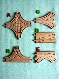 Vláčkodráha - dřevěné koleje