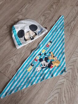 Set čepička a šátek vel.86-92