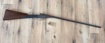 Historická puška J.Leulergr Brevete cal.9mm rytá drážkovaná