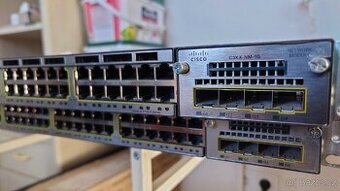 Switch Cisco  catalyst 3750x vč. Network module