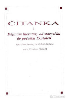 Čítanka k Dějinám literatury od starověku do počátku 19. st