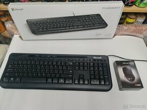 Set klávesnice Microsoft Wired Keyboard 600 + myš nové