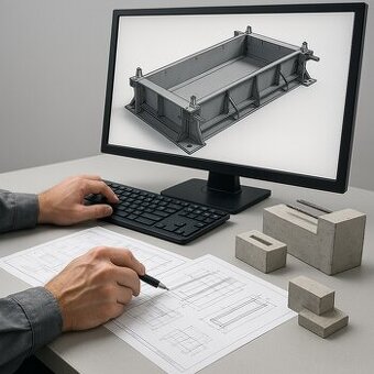 🔧 Konstruktér forem – železobeton, SolidWorks (brigáda)
