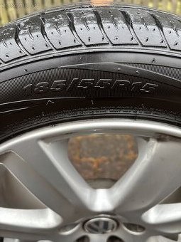 Sada alu kol VW s letní pneu