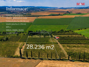 Prodej ovocného sadu, 28236 m², Jarohněvice