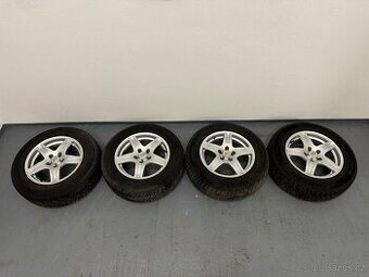Alu kola 5x114,3 R16 Zimní pneu Nexen 215/65 R16