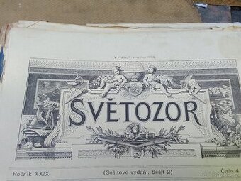 Časopis Světozor ročník 1895 - 1