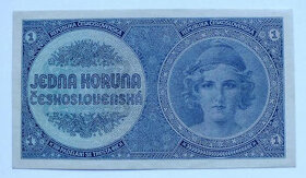 1 Kč b. l. (1938), nevydaná, tzv. mobilisační