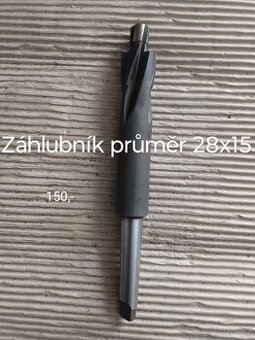 Záhlubník průměr 28x15