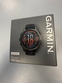 Nové Garmin fenix 8 AMOLED Sapphire 41 mm tmavě šedé