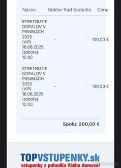 Stretnutie Goralov VIP